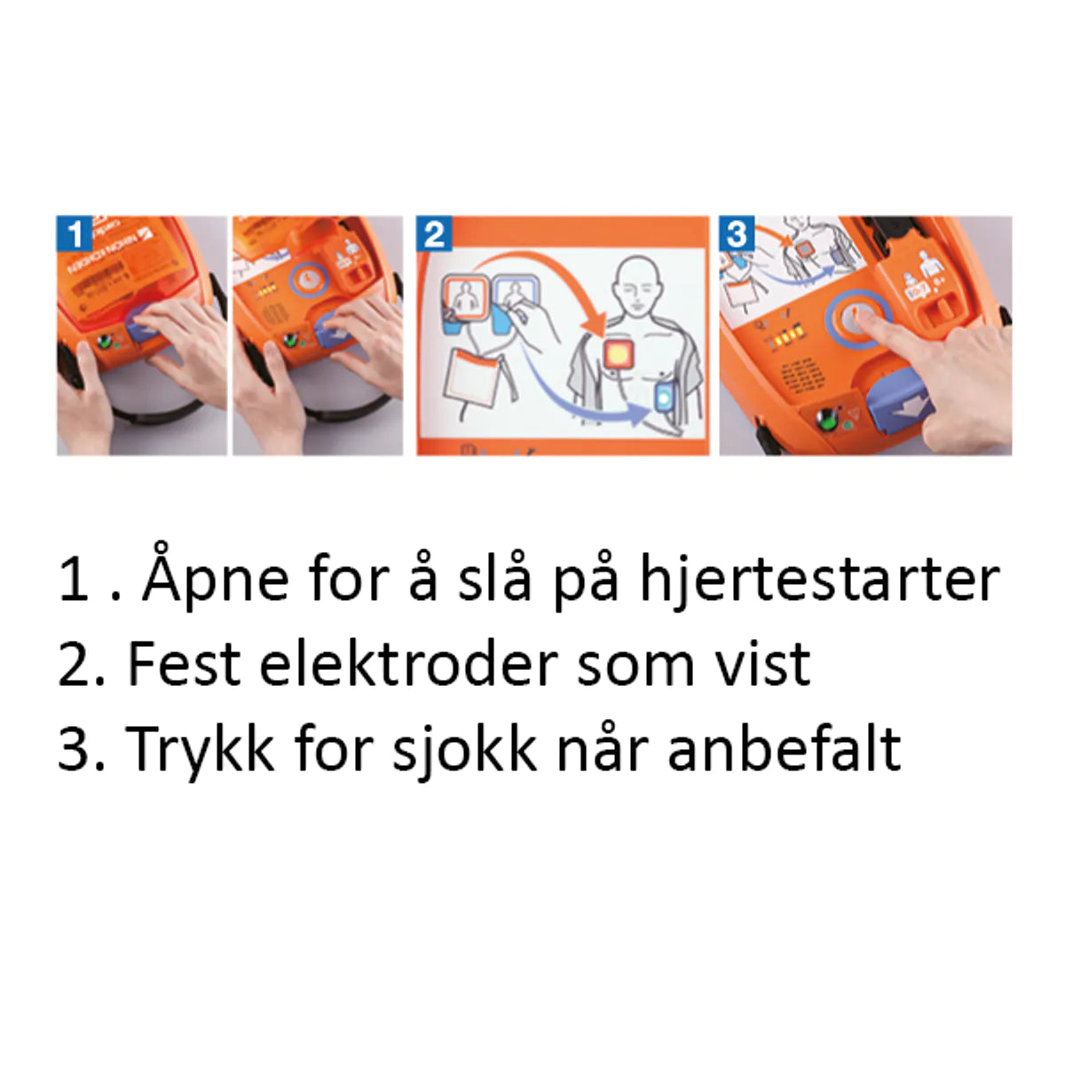 Hjertestarter Cardiolife AED-3100